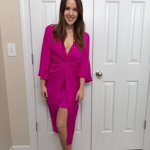 ASOS hot pink dress Size 2